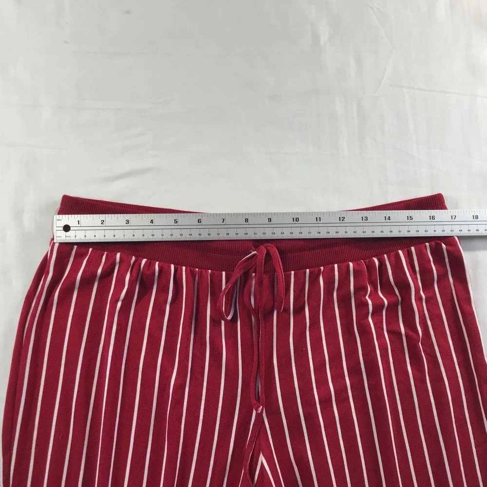 Maurices Sleep Womens Large Red I Am The Gift Pajama Set Striped Jogger 214036Y
